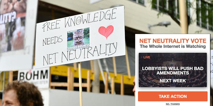 Net Neutrality Save The Internet Act Protest