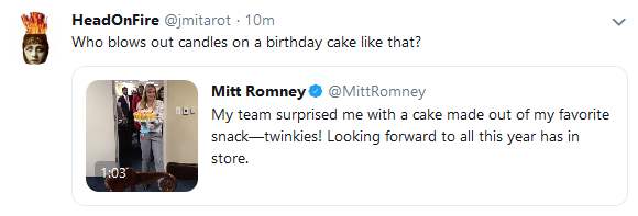 Romney Twinkie Cake