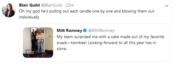 Romney Twinkie Cake