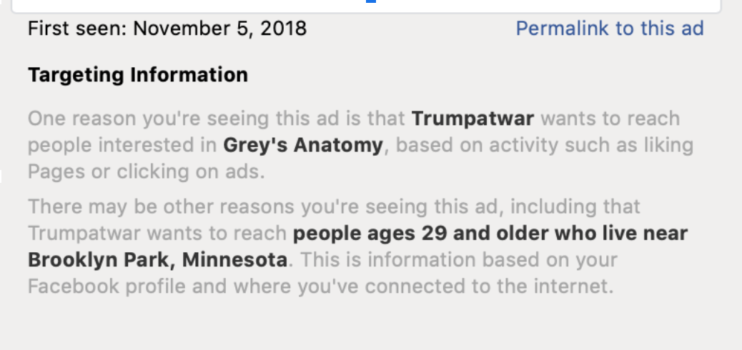 facebook political ads propublica