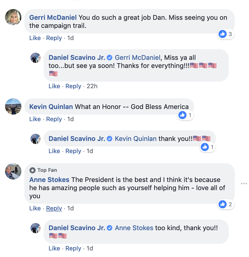 dan scavino facebook