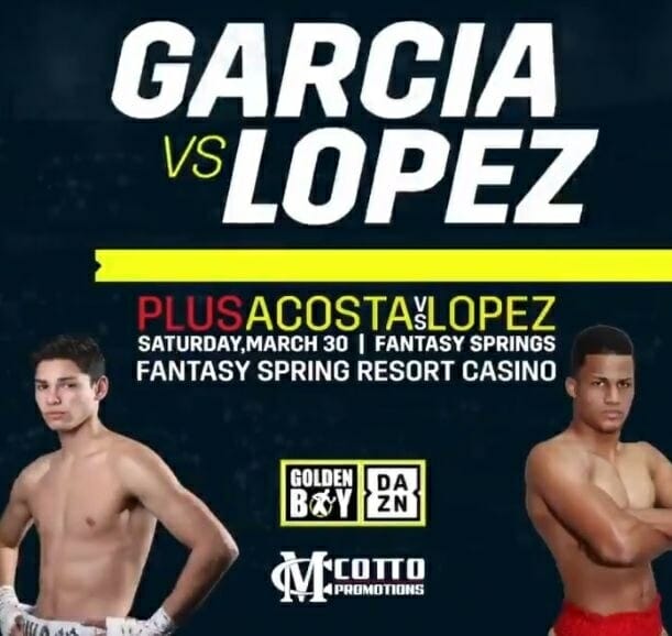 Jose Lopez vs Ryan Garcia live stream DAZN