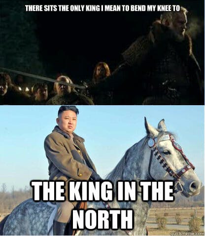 kim jong un king north meme