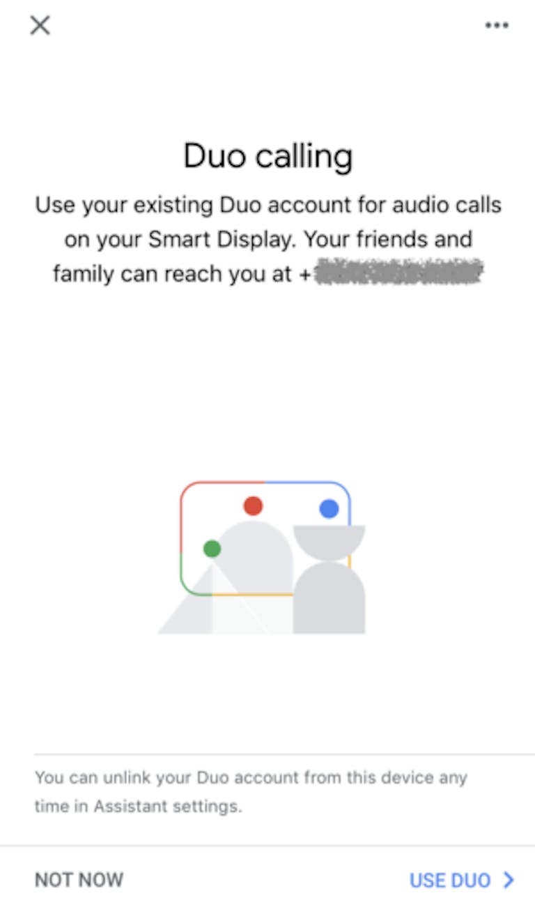 how to receive calls on google home - google duo
