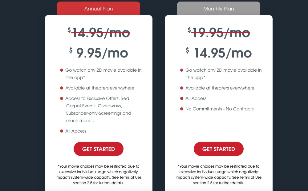 moviepass uncapped plan