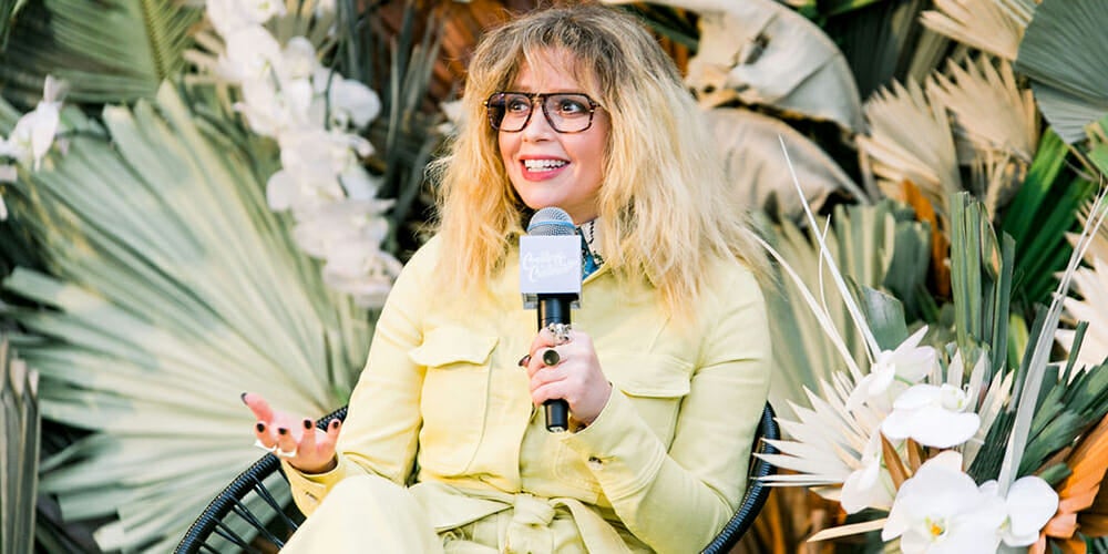 Natasha Lyonne at the Create & Cultivate Austin Pop Up.