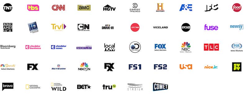 ps vue vs sling tv - sling channels