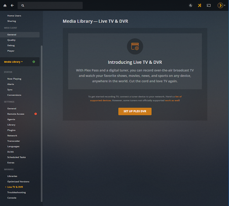 what is plex tv - dvr set up