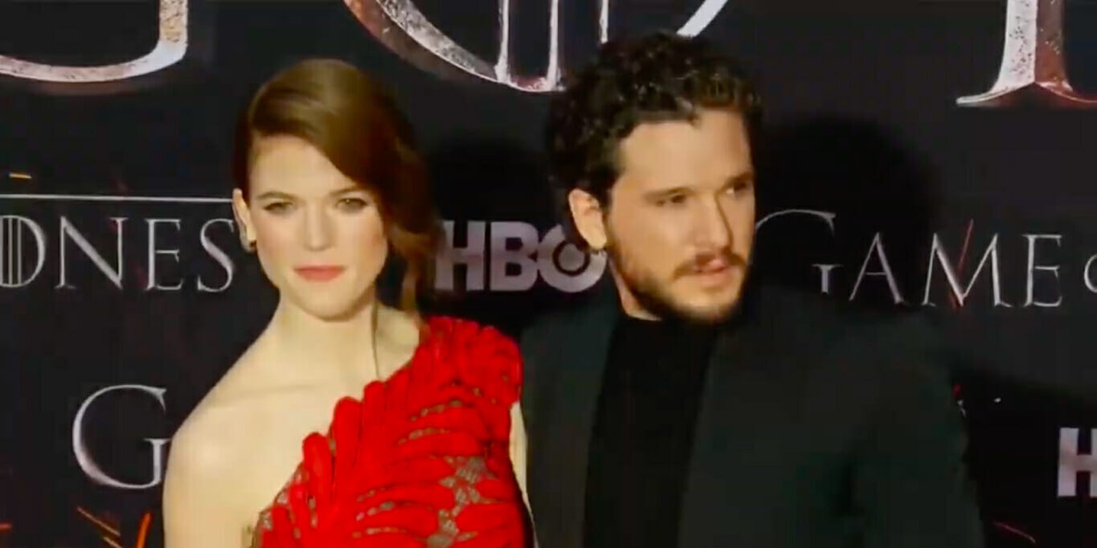 Game Of Thrones Season 8 Premiere Red Carpet Rose Leslie Kit Harington