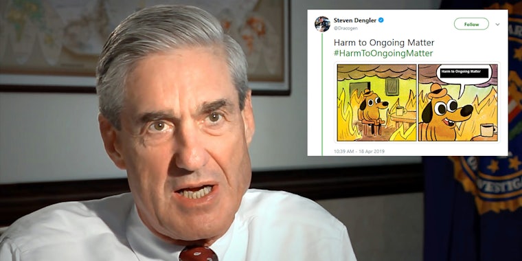 Mueller Report Harm To Ongoing Matter