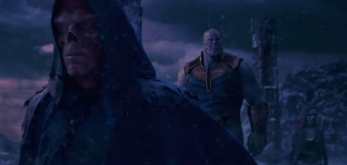 Red Skull Thanos and Gamora