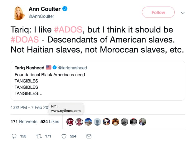 Ann Coulter ADOS