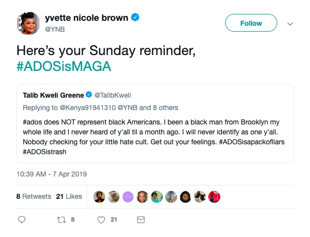 Yvette Nicole Brown ADOS