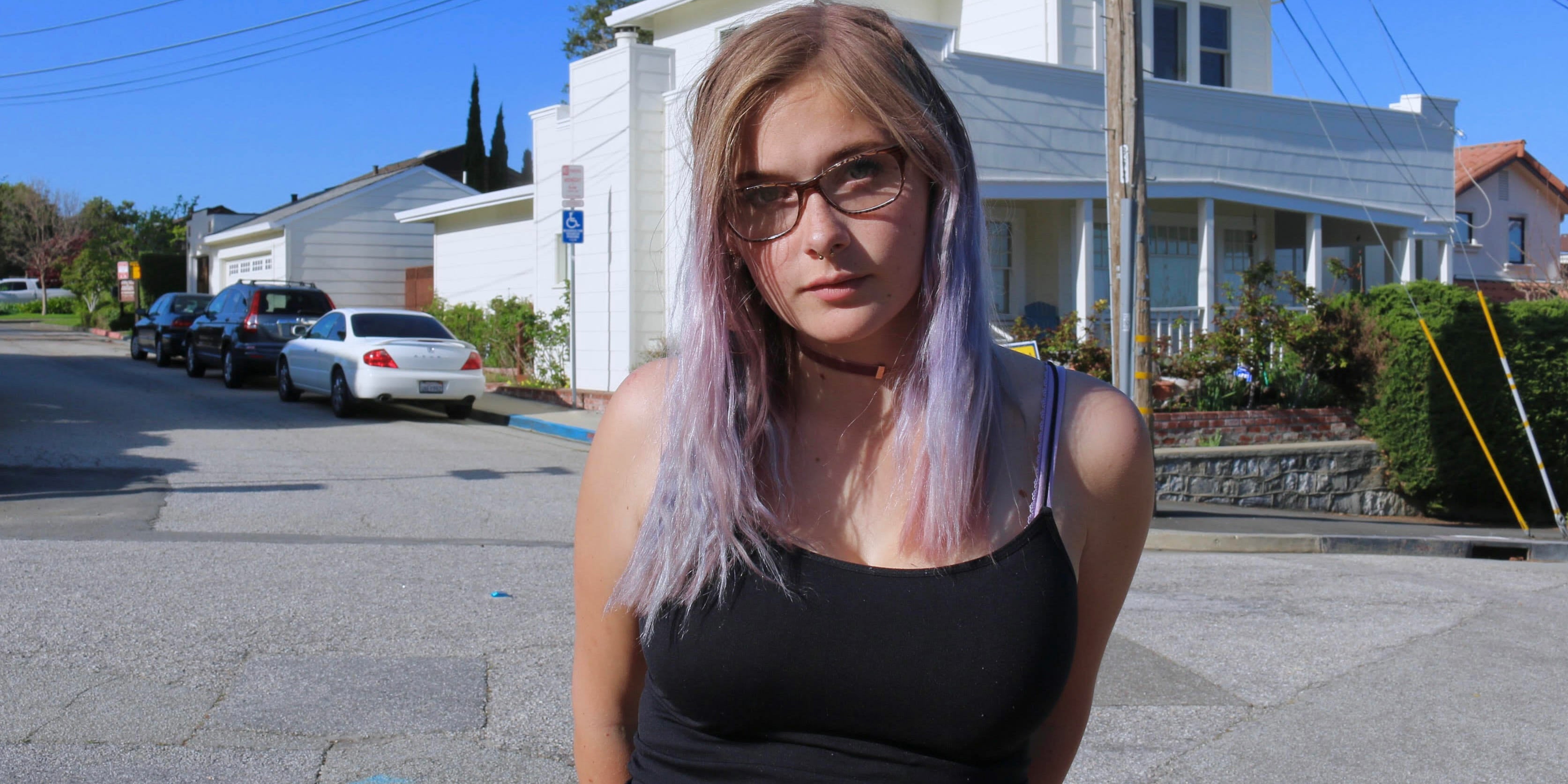 Christine Marshall, a deaf activist and film and digital media student at UCSC