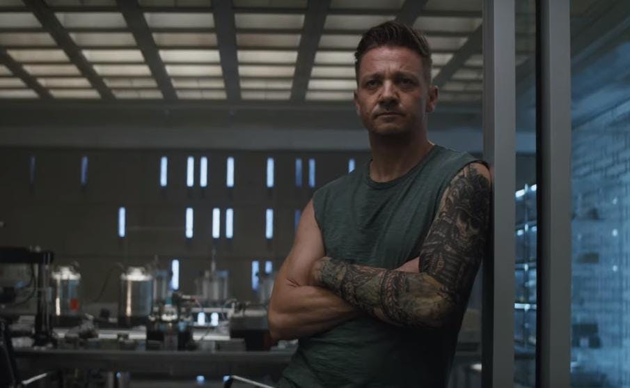 Hawkeye's Tattoo In the New 'Avengers: Endgame' Trailer, Explained