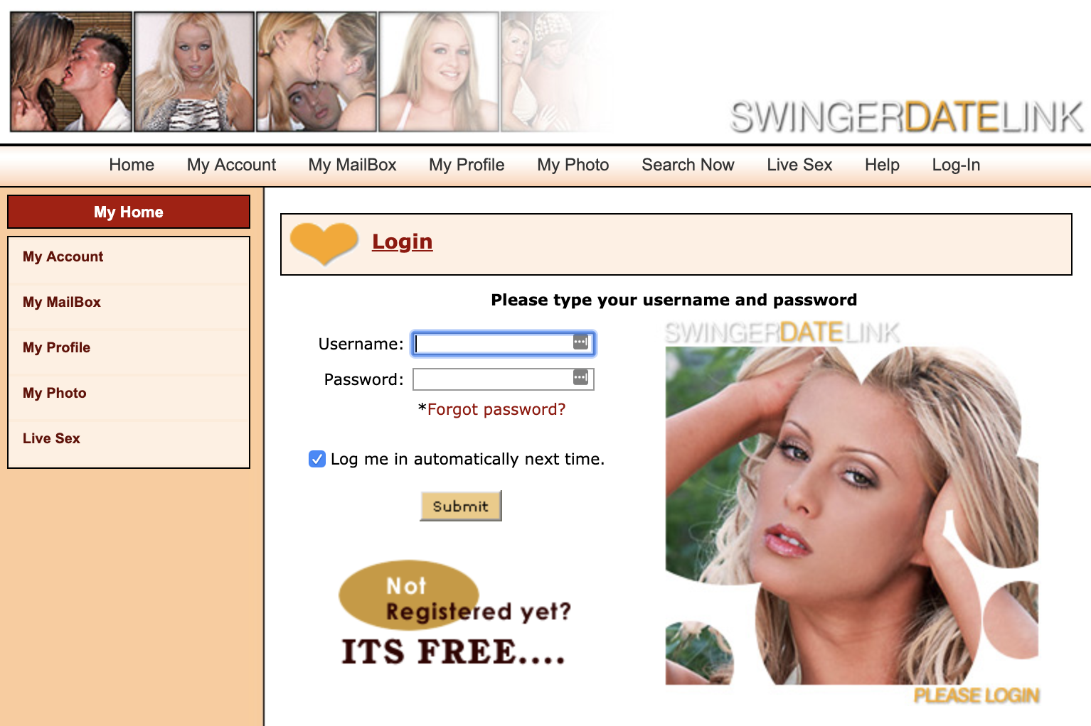 free swingers search site
