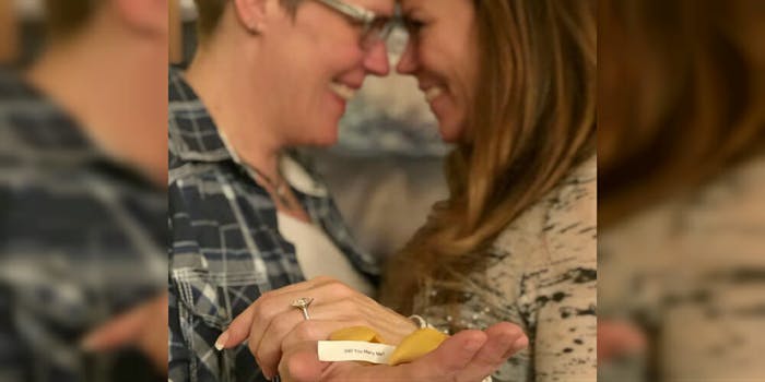 lesbian fortune cookie proposal