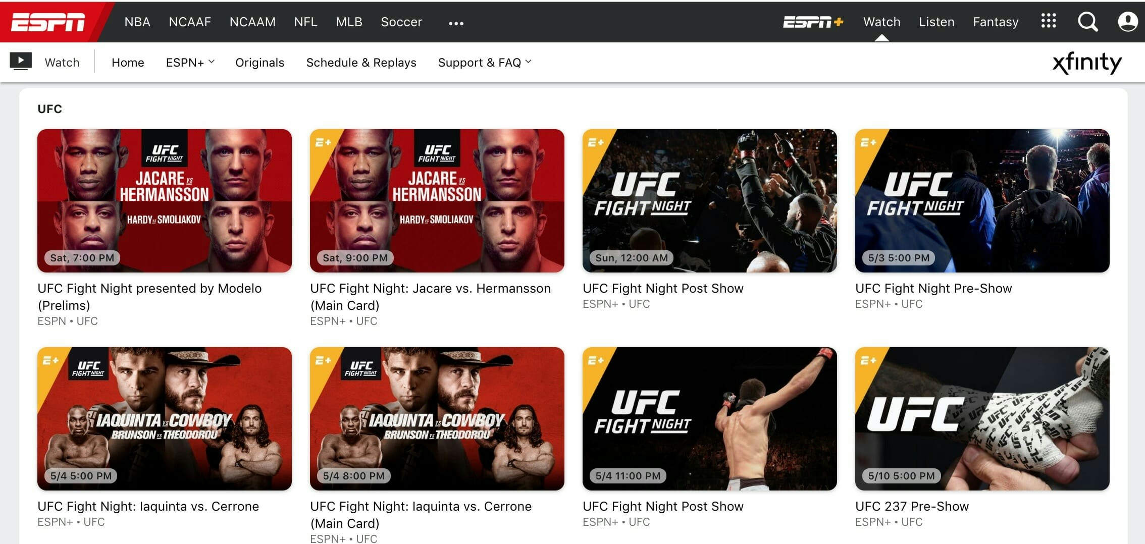 How to Watch UFC on ESPN+ for Free UFC Fight Night and More