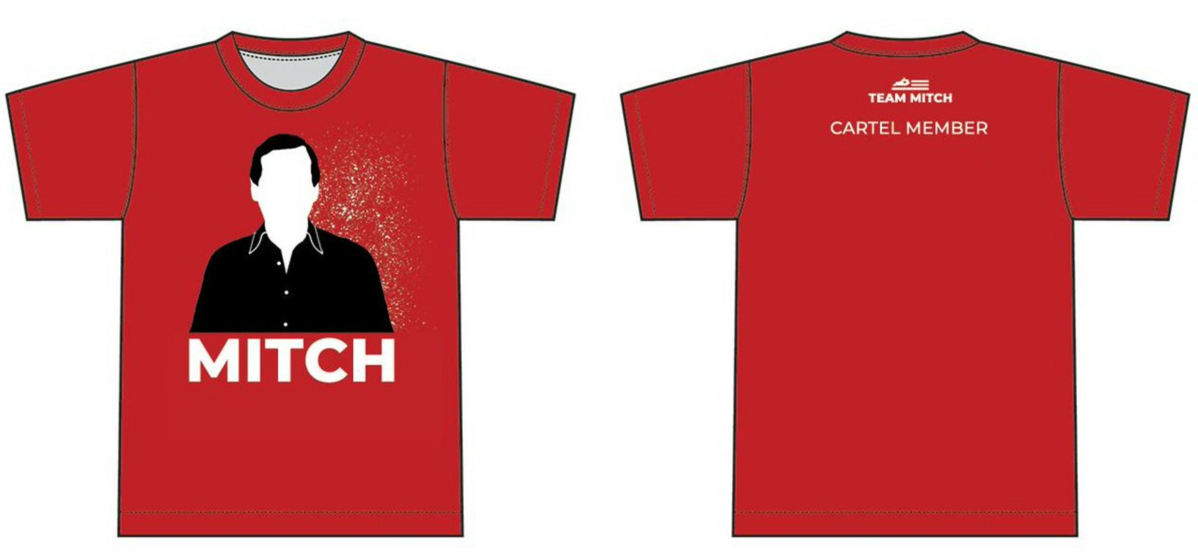 Mitch McConnell Sells Cocaine Mitch-Themed T-Shirts