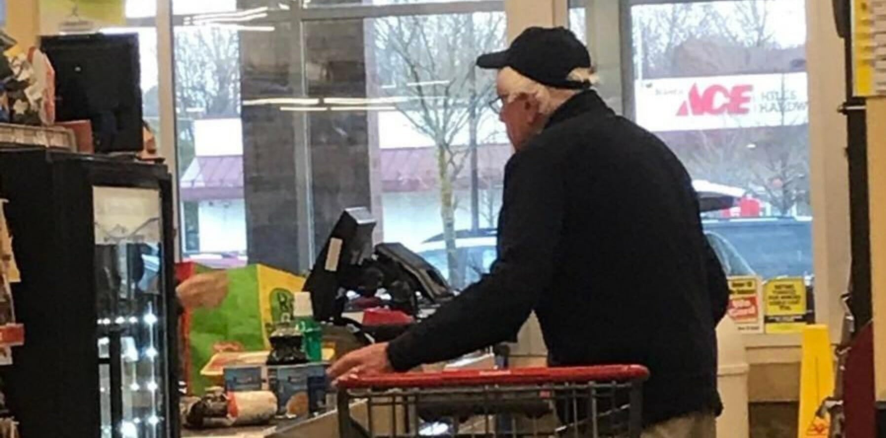 Bernie Sanders Bought Food, Damaging His Street Cred