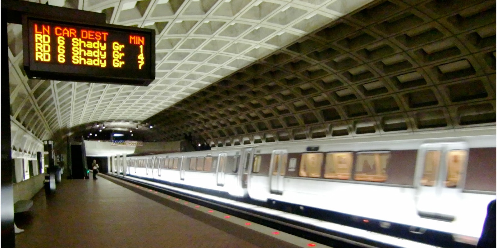 D.C. metro train