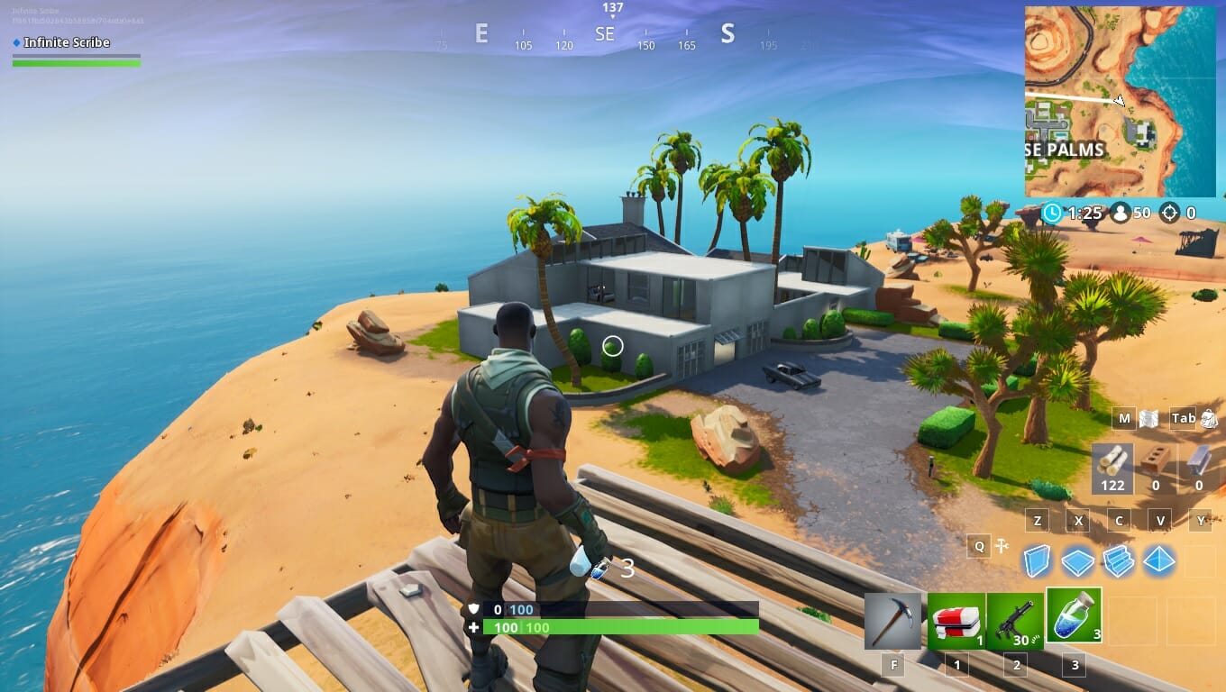 fortnite john wick house