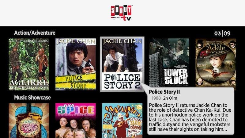 free movie sites - Shout! Factory TV