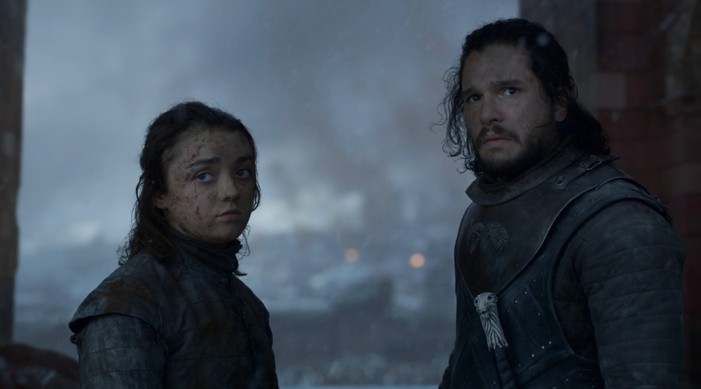 game of thrones jon and arya