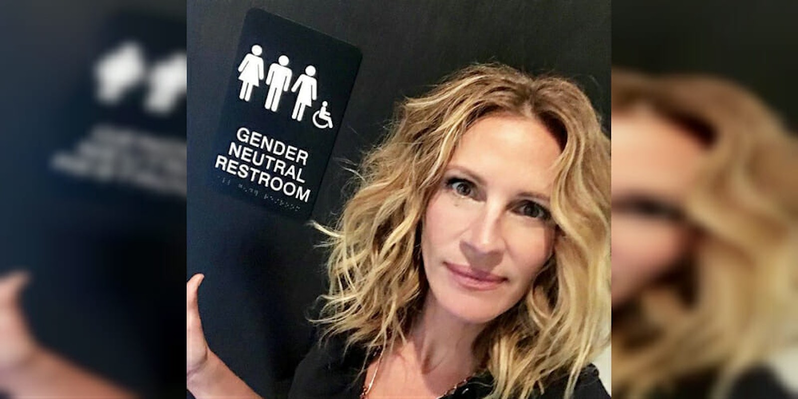 julia roberts gender-neutral bathroom