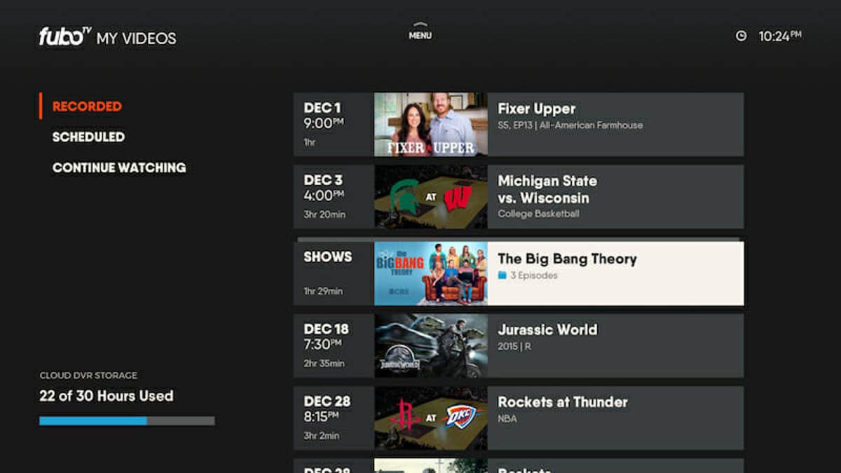 Cloud DVR How Every Live TV Service Stacks Up