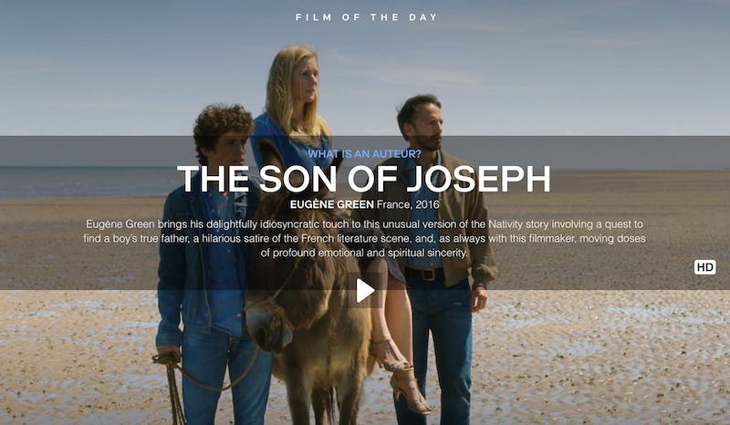 mubi price features movies - son of joseph