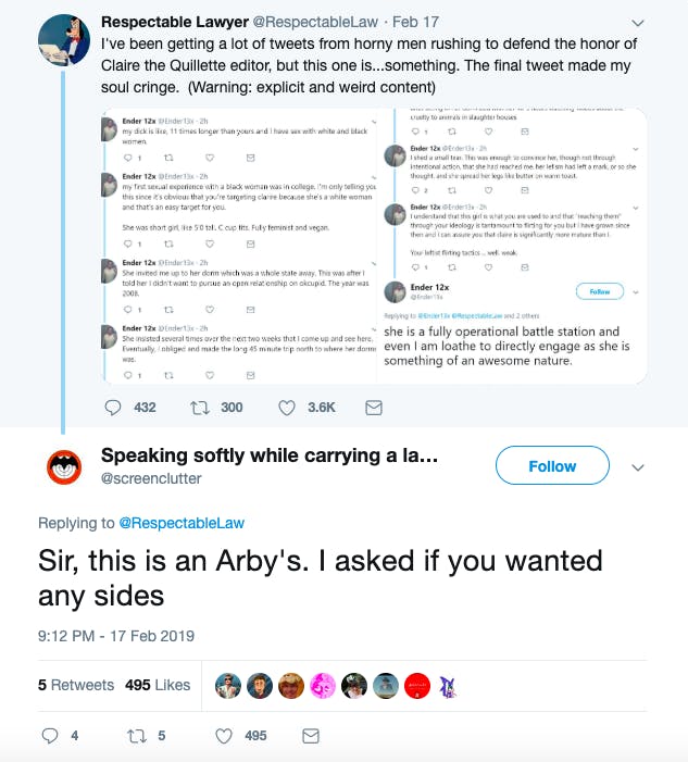 Sir this is an arby's