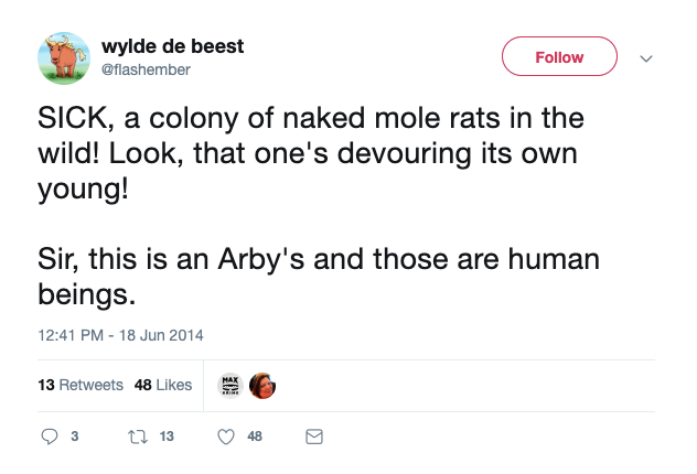 Sir this is an arby's