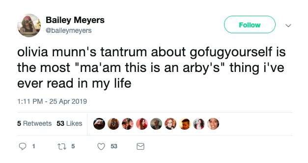 Sir this is an arby's tweets