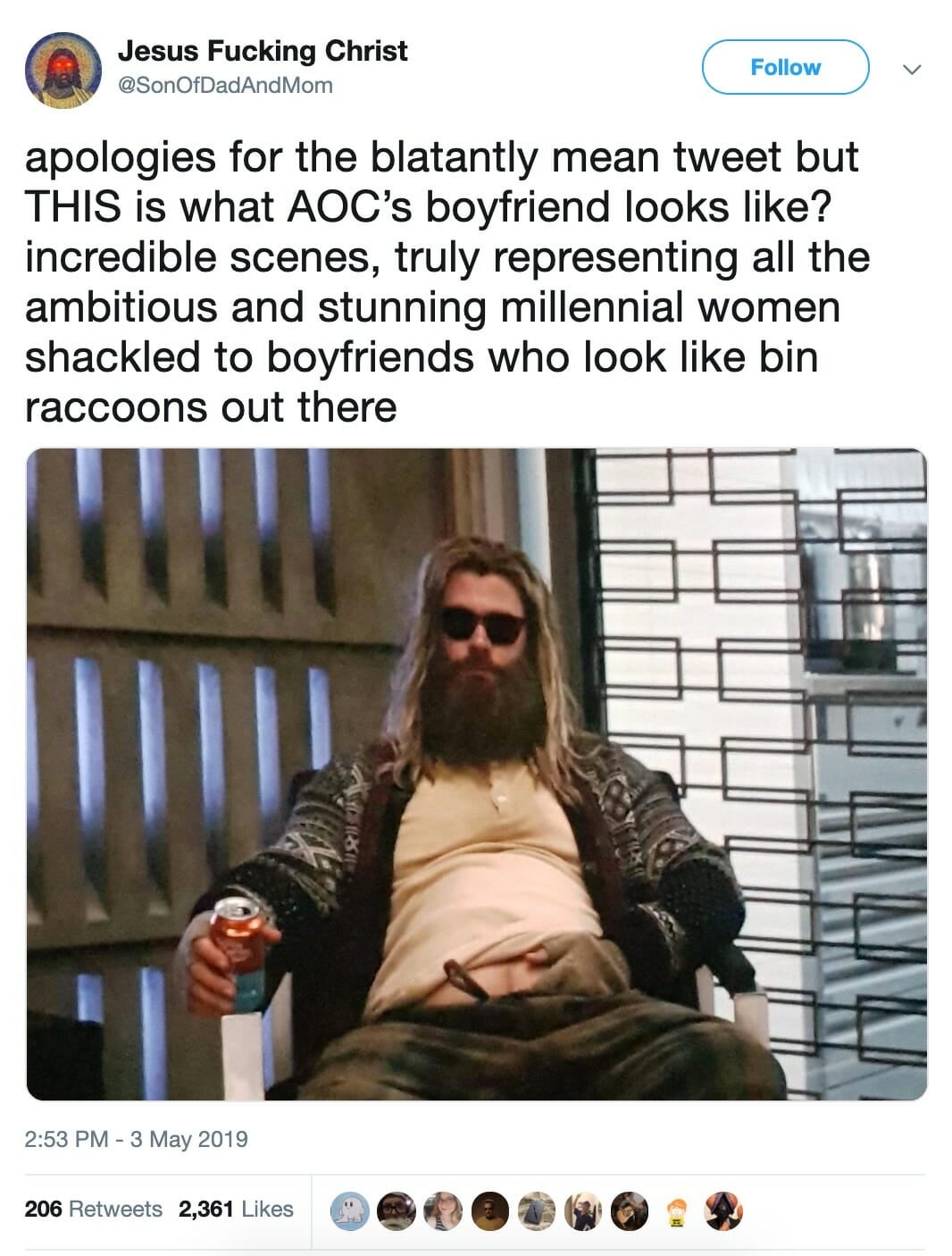 this is what aoc boyfriend look like meme bin raccoon