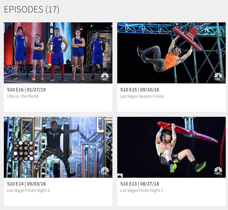 watch amercan ninja warrior season 11 online free on NBC