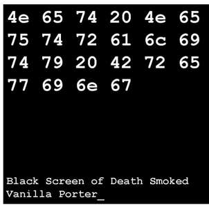 Net Neutrality Brewing Black Screen Of Death Smoked Vanilla Porter