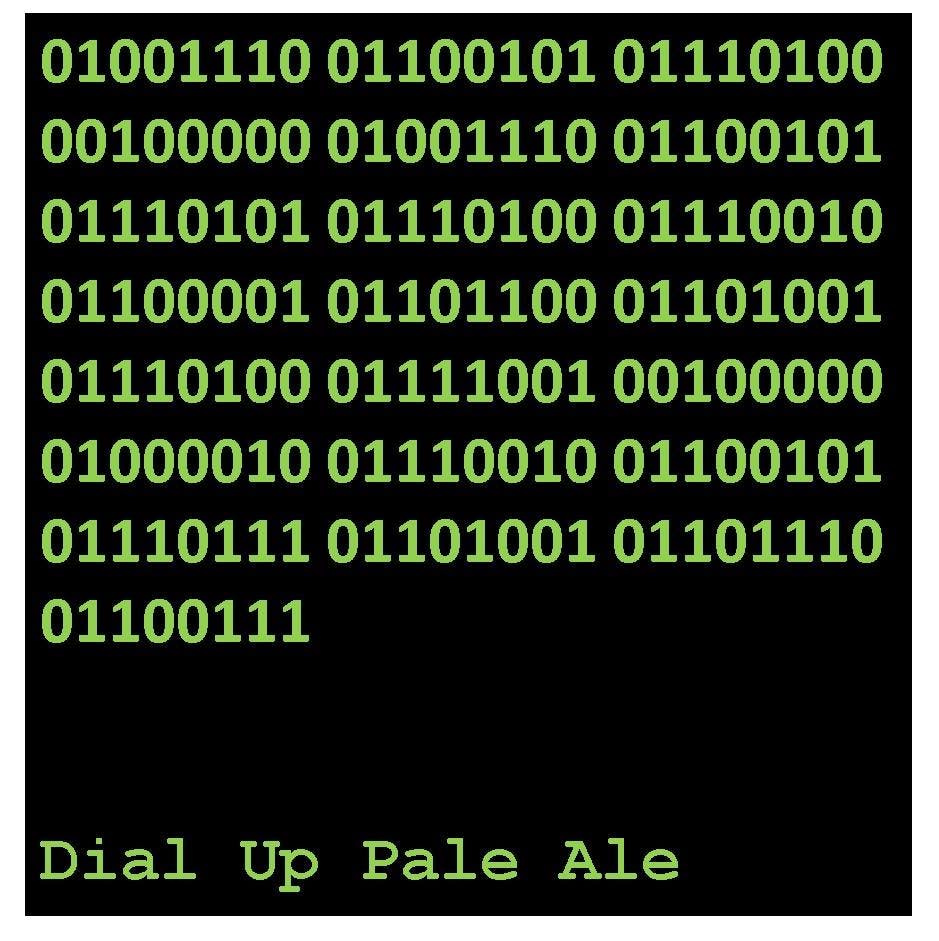 Net Neutrality Brewing Dial Up Pale Ale