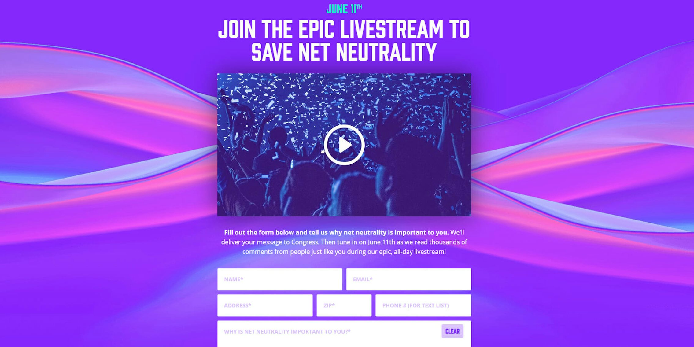 Net Neutrality Live Stream Fight for the Future