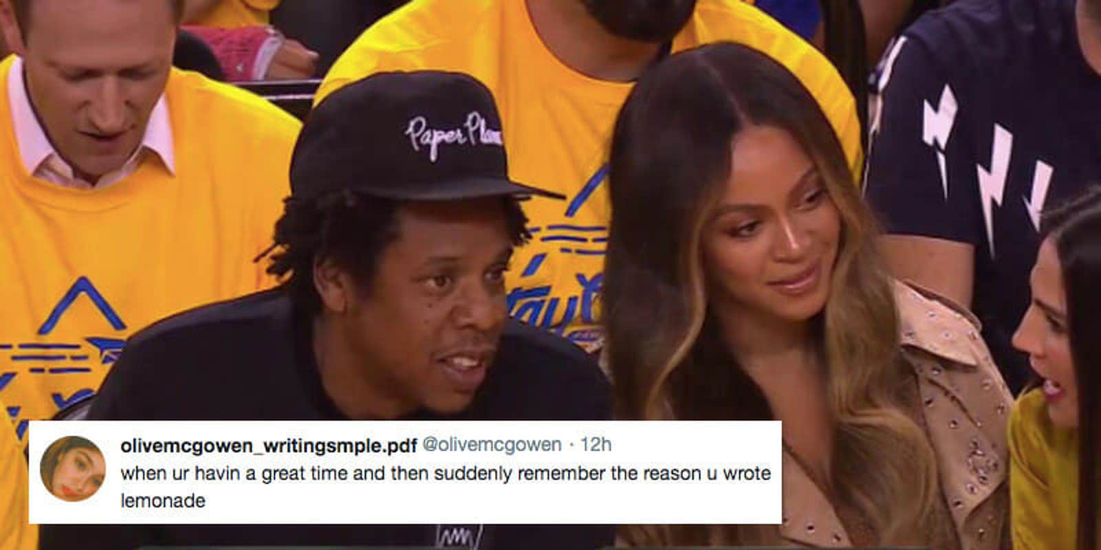 Beyonce Og Jay Z Par Meme The Real Story Behind Beyoncé's Courtside