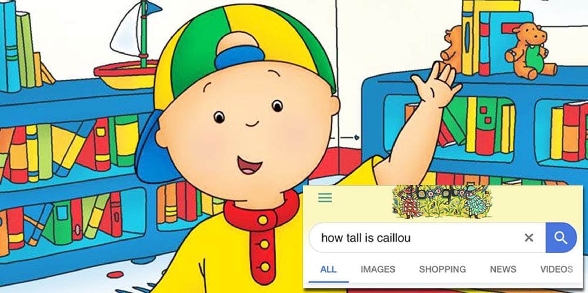 Caillou's Height Has Twitter Completely Freaked Out Caillou's Height Has Twitter Completely Freaked Out