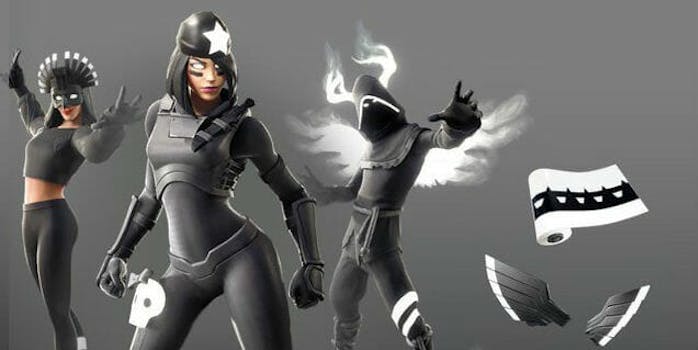 Fortnite Skin Pictures Black And White Shadows Rising New Fortnite Skin Lets You Own Your Inner Darkness