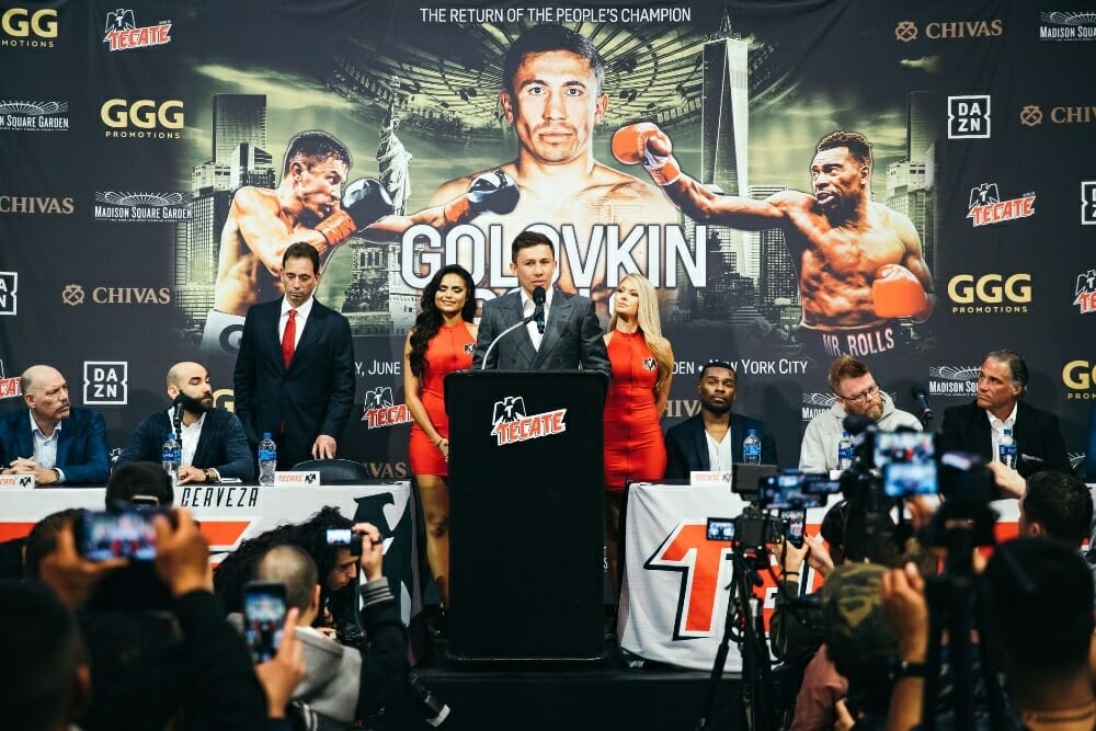 GGG vs. Steve Rolls DAZN live stream