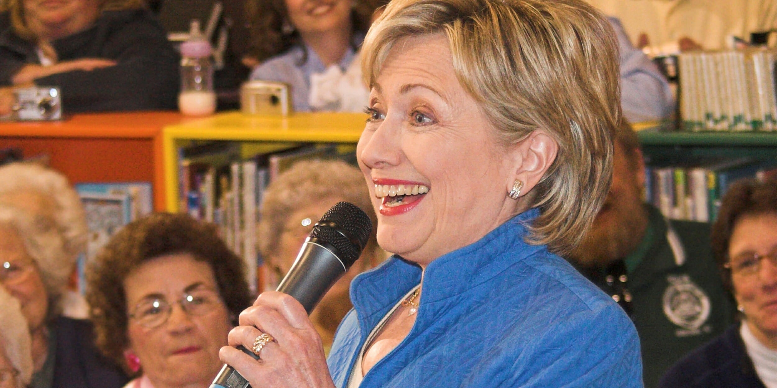 hillary clinton smiling