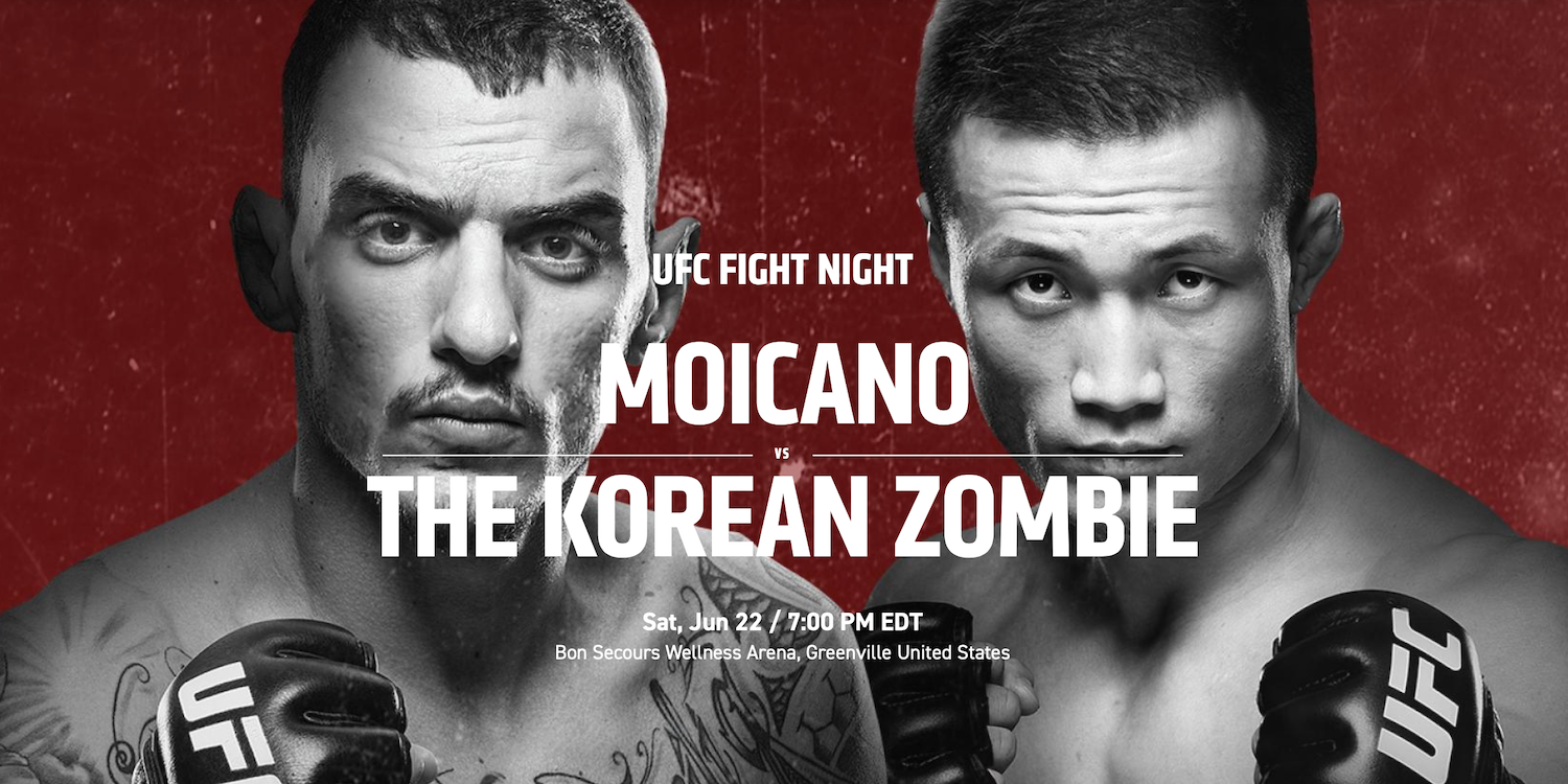 UFC Fight Night 154 Live Stream Watch Moicano vs Korean Zombie
