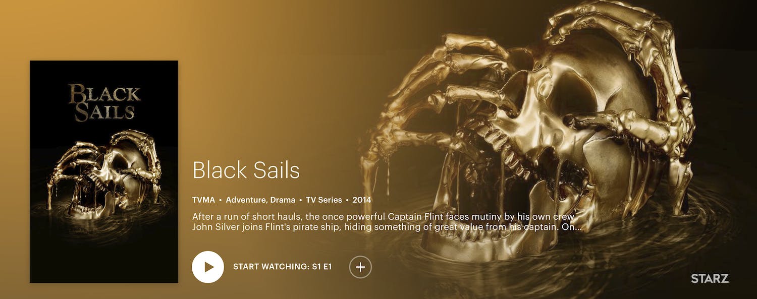 watch black sails free on Hulu