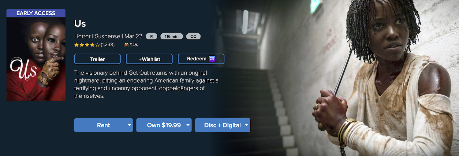 watch us rent buy on Vudu