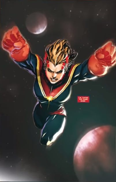 Most powerful Marvel characters - Captain Marvel