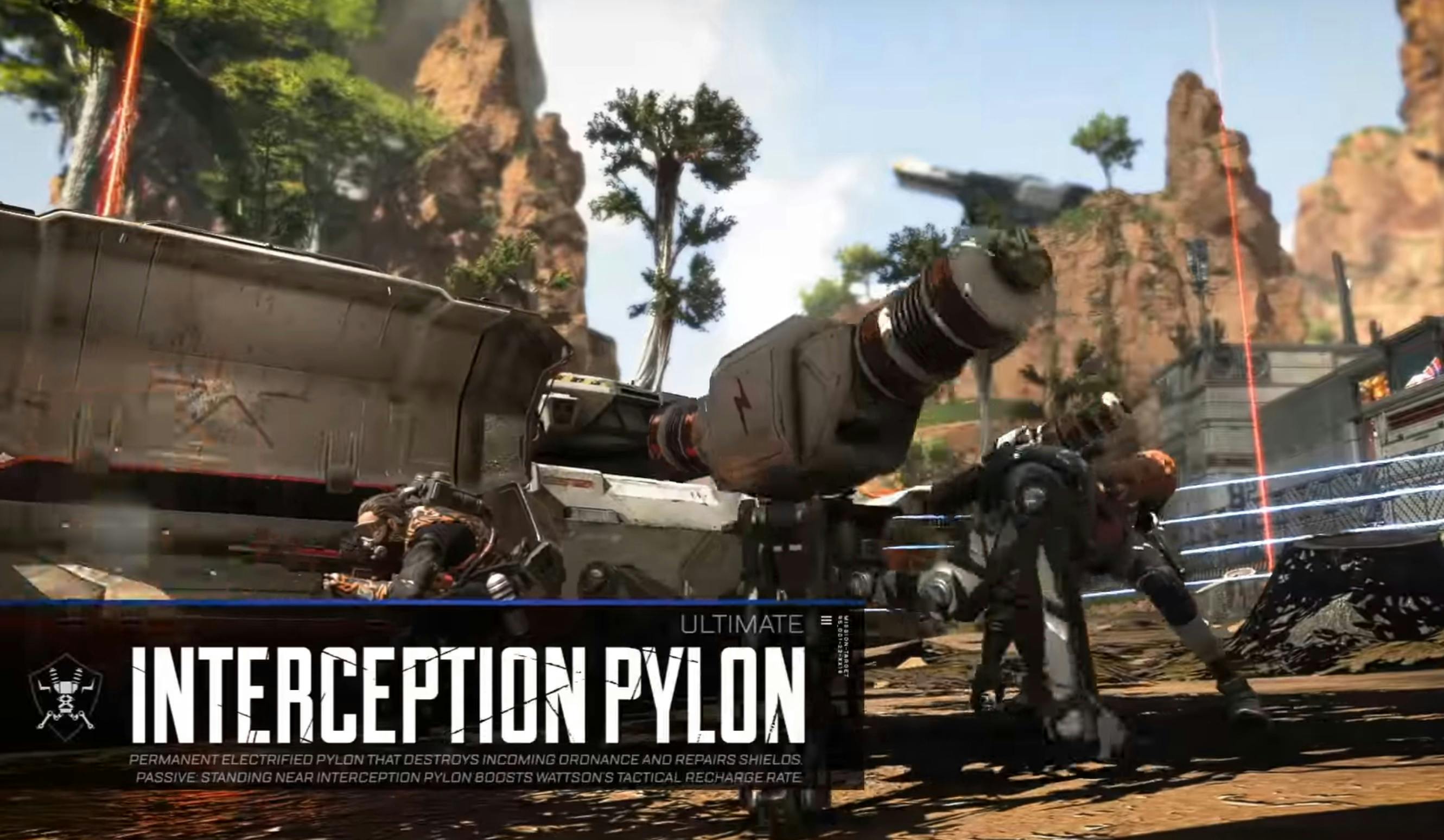 apex legends wattson abilities interception pylon