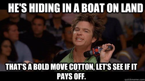 bold move cotton boat